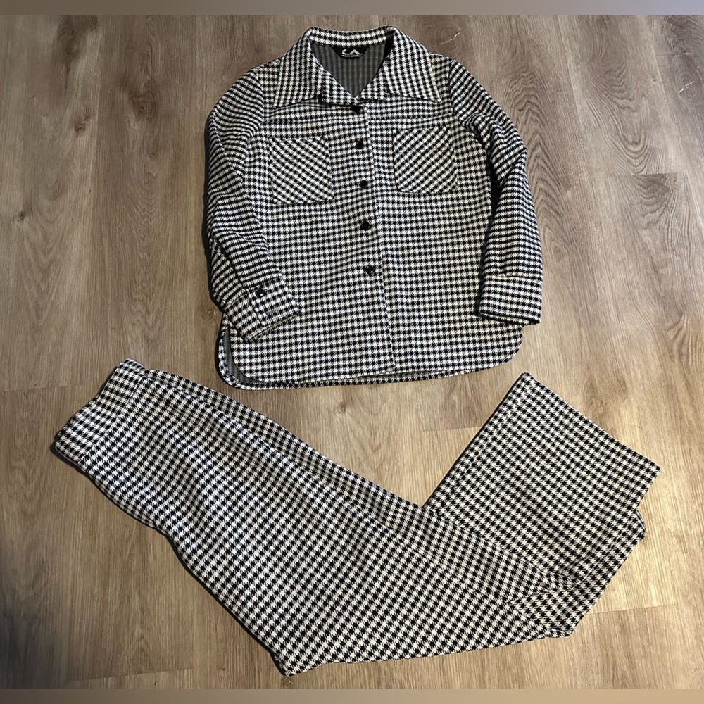 Vintage Jack Winter Women’s Two Piece Plaid Set
